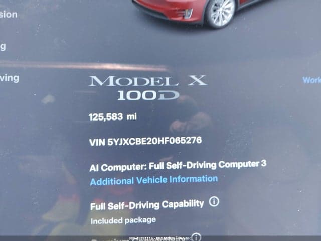 2017 TESLA MODEL X 7