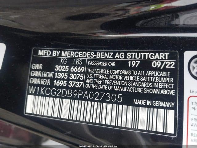 2023 MERCEDES-BENZ EQS 450+ 9