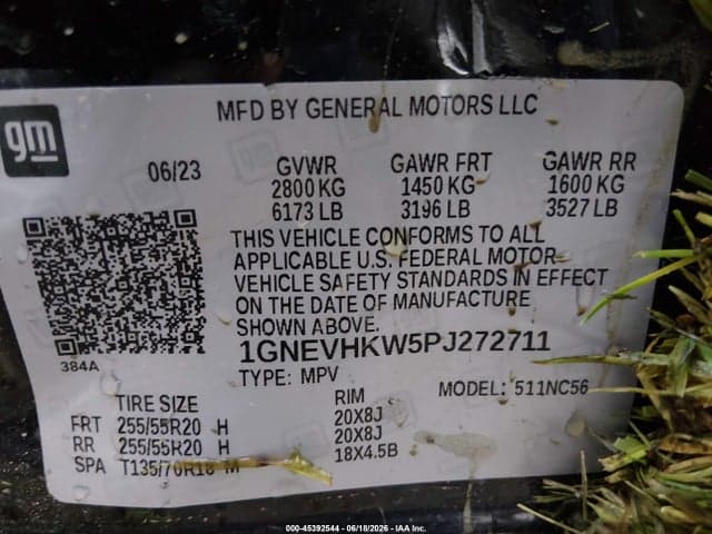 2023 CHEVROLET TRAVERSE AWD LT LEATHER 9