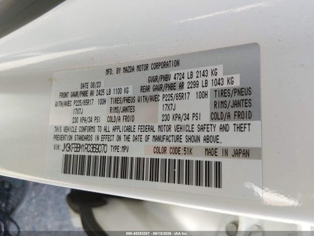 2024 MAZDA CX-5 2.5 S SELECT 9