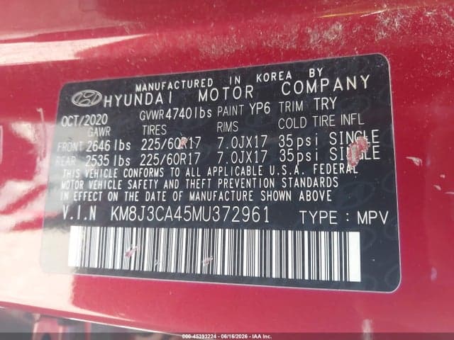 2021 HYUNDAI TUCSON VALUE 9