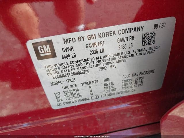 2021 BUICK ENCORE GX AWD PREFERRED 9