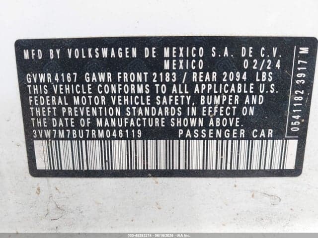 2024 VOLKSWAGEN JETTA 1.5T SE 9