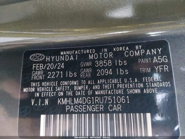 2024 HYUNDAI ELANTRA SEL 9