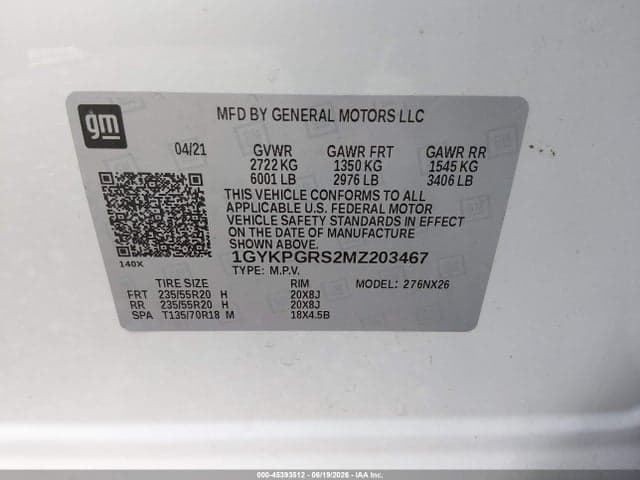 2021 CADILLAC XT6 AWD SPORT 9