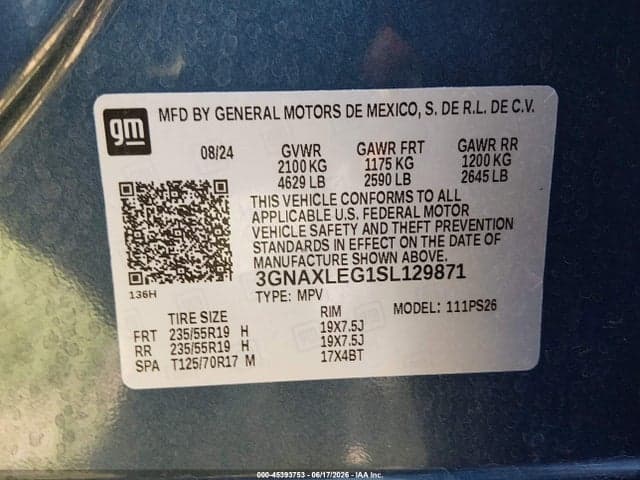 2025 CHEVROLET EQUINOX FWD RS 9