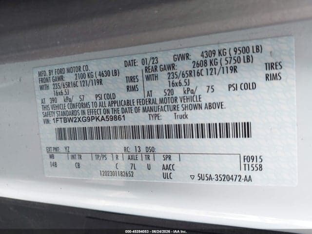 2023 FORD TRANSIT-350 9