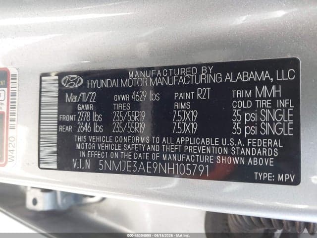 2022 HYUNDAI TUCSON LIMITED 9
