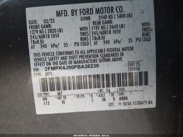 2023 FORD EDGE SEL 9