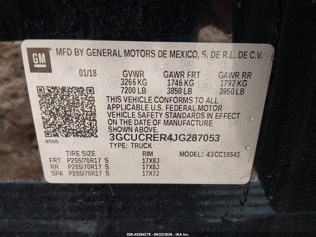 2018 CHEVROLET SILVERADO 1500 1LT 9