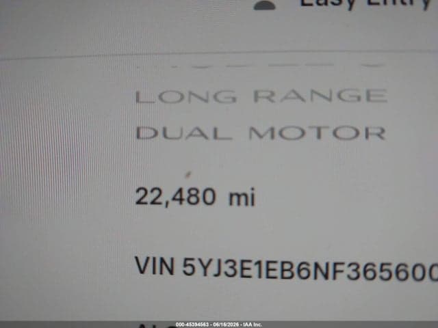2022 TESLA MODEL 3 LONG RANGE DUAL MOTOR ALL-WHEEL DRIVE 14