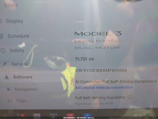 2021 TESLA MODEL 3 LONG RANGE 7