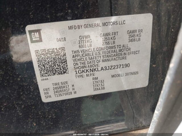 2018 GMC ACADIA SLE-1 9