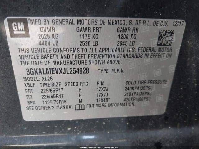 2018 GMC TERRAIN SLE 9