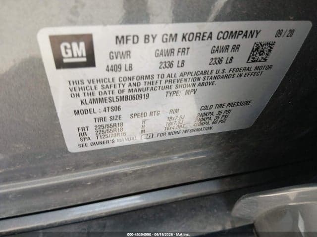 2021 BUICK ENCORE GX AWD SELECT 9