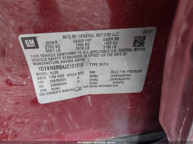 2018 CADILLAC XT5 PREMIUM LUXURY 9