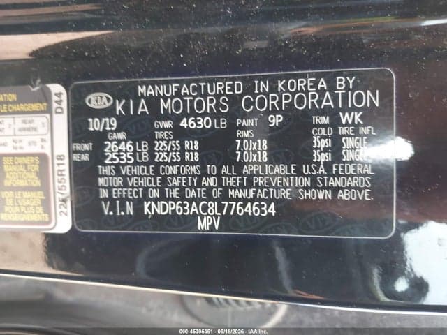 2020 KIA SPORTAGE S 9
