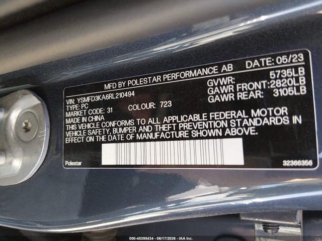 2024 POLESTAR 2 LONG RANGE DUAL MOTOR/LONG RANGE DUAL MOTOR PLUS 9