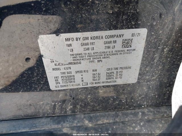 2021 BUICK ENCORE AWD PREFERRED 9