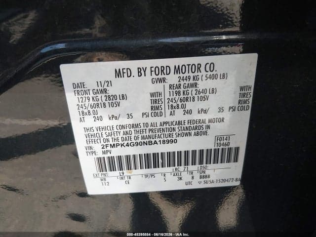 2022 FORD EDGE SE 9