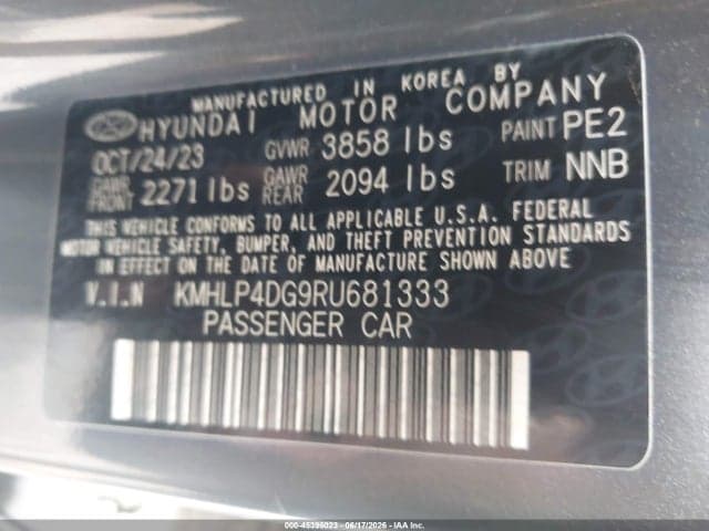 2024 HYUNDAI ELANTRA LIMITED 9