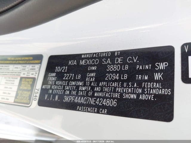 2022 KIA FORTE GT MANUAL 9