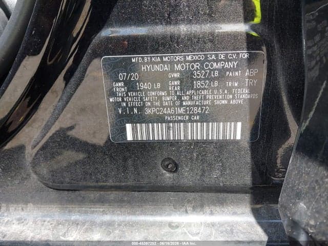 2021 HYUNDAI ACCENT SE 9