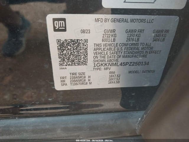 2023 GMC ACADIA FWD SLT 9