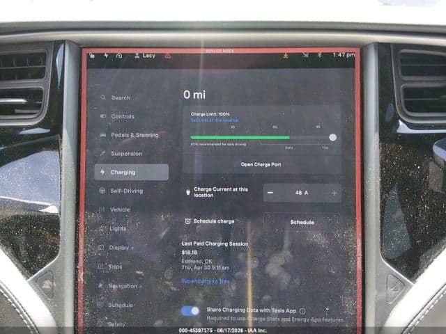2018 TESLA MODEL S 100D/75D/P100D 16