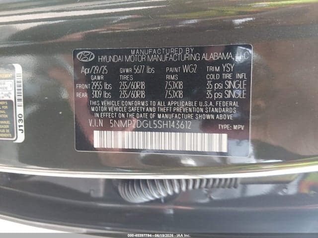 2025 HYUNDAI SANTA FE SEL 9