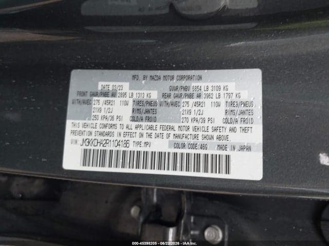 2024 MAZDA CX-90 PHEV PREMIUM 9