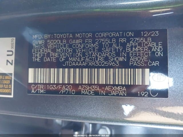 2024 TOYOTA CROWN XLE 9