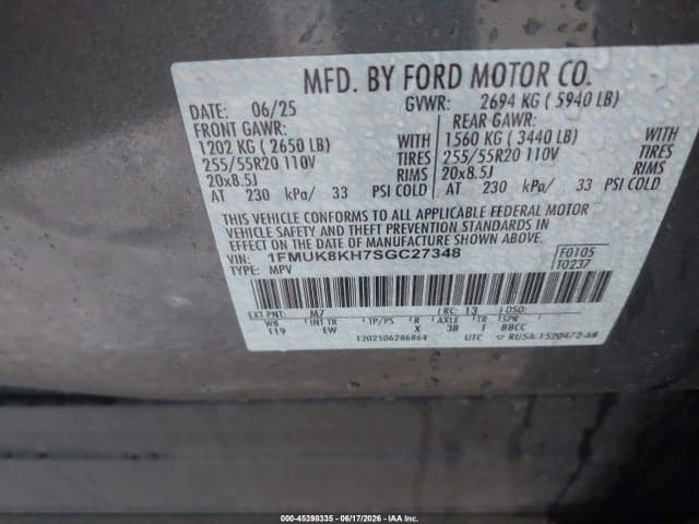 2025 FORD EXPLORER ST-LINE 9