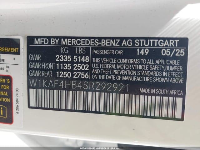 2025 MERCEDES-BENZ C 300 9