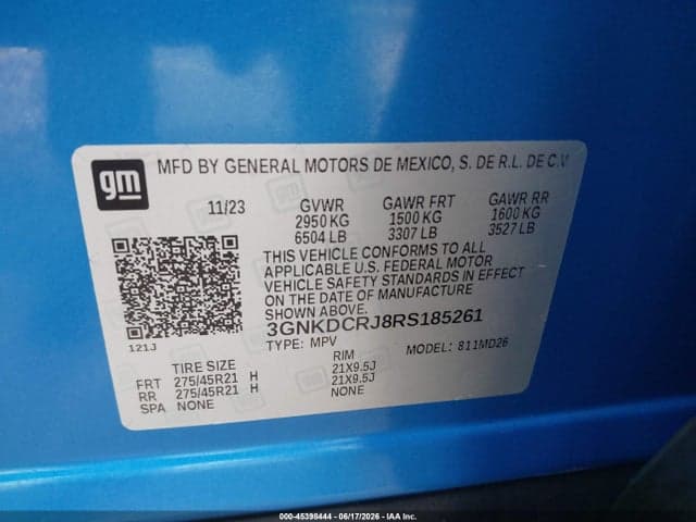 2024 CHEVROLET BLAZER EV EAWD RS 9