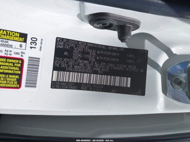 2017 TOYOTA SIENNA SE 8 PASSENGER 9