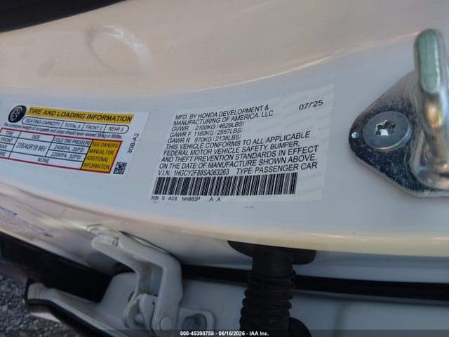 2025 HONDA ACCORD HYBRID TOURING 9