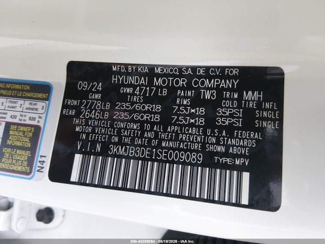 2025 HYUNDAI TUCSON SEL 9