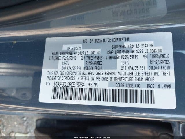 2024 MAZDA CX-5 2.5 S CARBON EDITION 9