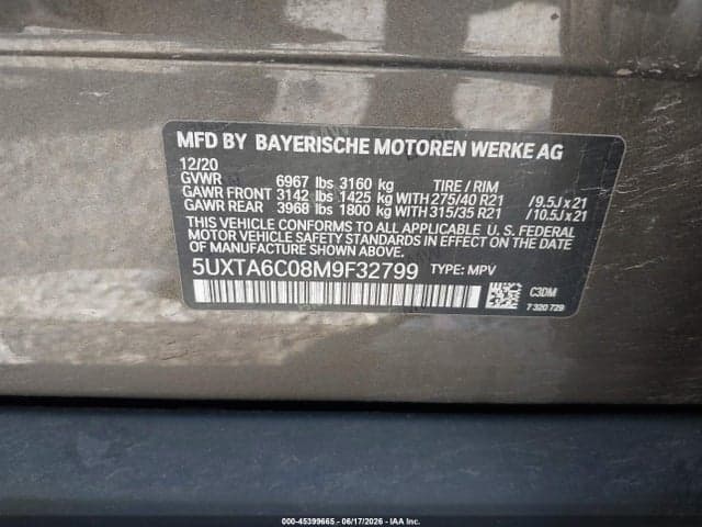 2021 BMW X5 PHEV XDRIVE45E 9