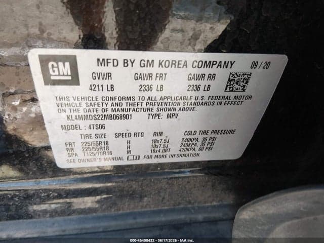 2021 BUICK ENCORE GX FWD SELECT 9