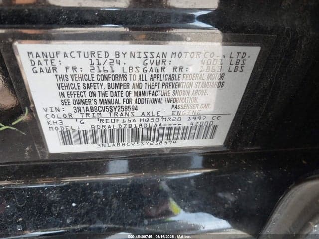 2025 NISSAN SENTRA SV 9