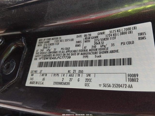 2020 FORD F-150 XL 9