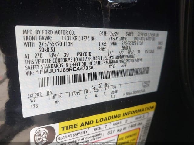 2024 FORD EXPEDITION XLT 9