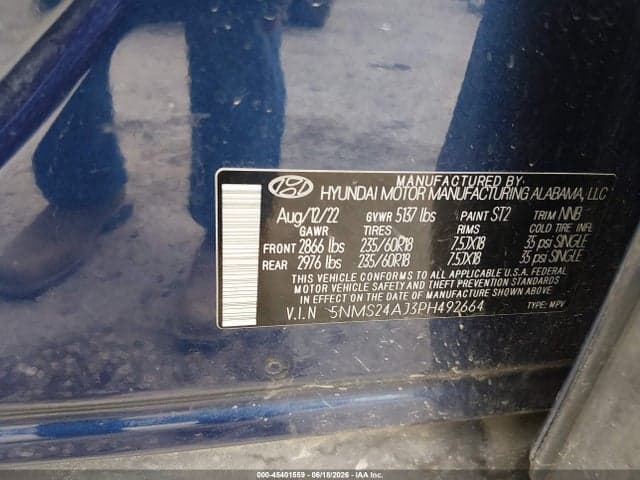 2023 HYUNDAI SANTA FE SEL 9