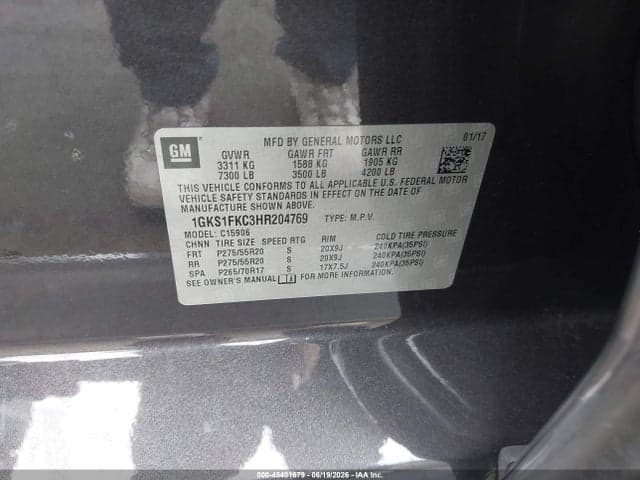 2017 GMC YUKON XL SLE 9