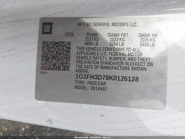 2019 CHEVROLET CAMARO 2SS 9