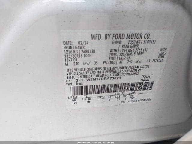 2024 FORD MAVERICK LARIAT 9