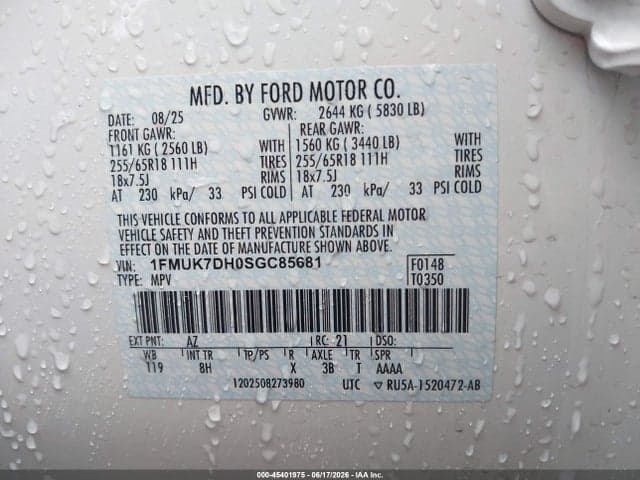 2025 FORD EXPLORER ACTIVE 9