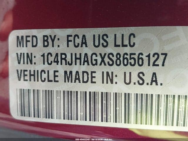 2025 JEEP GRAND CHEROKEE ALTITUDE 4X4 9